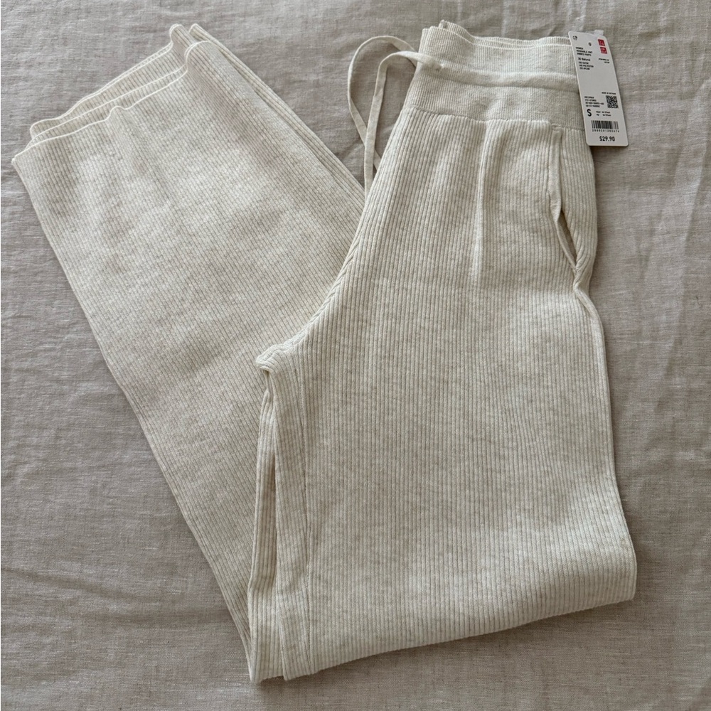 Washable Ribbed Knit Pants
